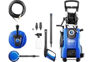 ‎NILFISK Nilfisk Hochdruckreiniger E 145 Bar Druck + Schaumsprüher + Flächenreiniger + Bürste + Rohrreinigungs-Set (2100 W)
