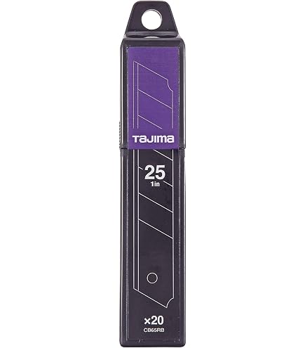 Tajima DC660 W Razor nero cutter coltello con lama auto Lock, nero/bianco