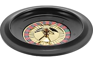 Totority Jeu de table de roulette russe - Roue de poker - Roulette - Roulette - Festival - Jeu de poker - Fête d'anniversaire - Jeu de poker - Alimentation pour tourner la table de poker