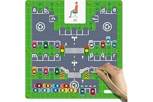 sacemontic Labirinto Magnetico, Giochi Montessori 3 4 5 Anni, Giochi Bambini Alfabeto, Montessori Busy Board Magneti Bambini Giochi Autismo, Giochi Educativi di Piccola Motricità, Regalo per Bambini