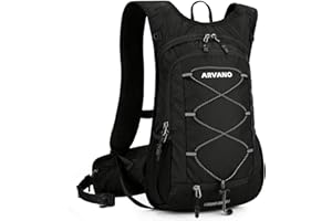 Arvano Mochila de Ciclismo MTB, 15L Ligera Mochila Bicicleta Montaña para Hombre Mujer Bici, Esqui, Correr, Senderismo, Moto Enduro, Trail Running