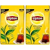 Lipton Yellow Label Bulk Black Tea 1000 Gr (2 packs)