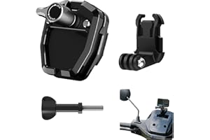 CERFFOOL Supporto parabrezza moto per GoPro Hero 13 12 11 10 9 8 per Insta360 X5 X4 X3 per DJI Action 5 4 3 2 Pocket 3 SJ Cam Mount in lega di alluminio supporto cellulare Action Camera Accessori