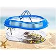 Jainsons Turtle House Reptile Carrier with Cover and Handle (Colour May Vary, Small)
