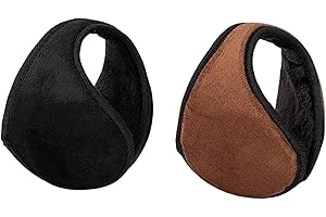 JAMILA Paraorecchie Unisex Pile Donna Uomo Fascia Paraorecchie Copriorecchie Invernale Scalda Orecchie Cuffie Pieghevoli imbottiti Ear Accessorio inverno Moto Bike sci regalo di natale