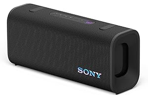 Sony ULT Field 3 - Tragbarer Bluetooth-Lautsprecher mit ULT Power Sound, 24-Stunden-Akku, IP67, wasserdicht, staubdicht, stoßfest, Abnehmbarer Schulterriemen, kompakt - Schwarz