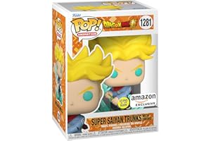 Funko Pop! Animation: DBS - Super Saiyan Trunks With Sword - Brilla en la Oscuridad - Dragon Ball Super - Exclusiva Amazon - Figura de Vinilo Coleccionable - Idea de Regalo- Mercancia Oficial