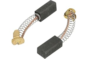 vhbw 2x Balai en charbon, charbon moteur 6mm x 8mm x 18mm pour outils électriques par ex. Hitachi, Makita, Milwaukee, Panasonic, Ryobi, Stihl