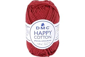 DMC - Happy Cotton - Special Amigurumi - 100% algodón - Muy suave y agradable para trabajar | Ovillo de 20gr - 43 m | 49 colores