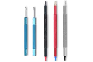 Aeaocvo Uhrenwerkzeug 5 Stück, Uhrzeiger-Reparaturwerkzeug-Set, Uhrzeiger-Einstellwerkzeuge, Uhrzeiger-Entferner, Abzieher-Plunger-Entferner-Werkzeug