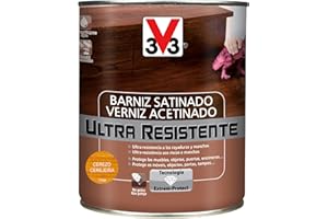 V33 BARNIZ INTERIOR ULTRA RESISTENTE SATINADO CEREZO 0,75L
