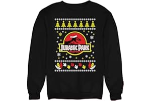NexGen Jurassic Dinosaur T-rex Christmas Jumper Adults & Kids Novelty Christmas Sweatshirt Funny Xmas Present Unisex Sweater