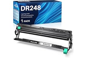 INK4U DR248CL Tambor Compatible para Brother TN248 TN248VAL Toner para Brother DCP-L3560CDW DCP-L3520CDW HL-L3240CDW HL-L3220CW HL-L8240CDW MFC-L3740CDW MFC-L3760CDW (DR248 Tambor)