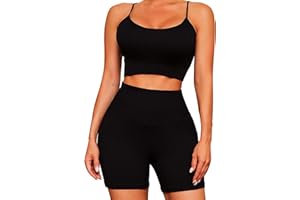 BeReady Workout Set Damen Yoga BH Rückenfrei Sport Set Damen V Waist Gym Leggings Frauen Traingsanzug Jogginganzug Sport Outfit Fitness Set