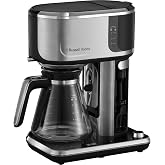 Russell Hobbs Attentiv Filtre Kahve Makinesi [Demleme G&uuml;c&uuml; Ayarı, Soğuk Demleme Fonksiyonu, S&uuml;t K&ouml;p&uuml;rt&uuml;c&uuml;] - Dijital Dokunmat