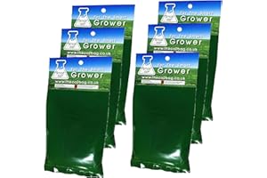 GEM-GARDEN Pack of 6 Smart CO2 Bag Hydroponics Tent Room Generator Like Exhale Grow Bloom, Green, 10 x 5 x 5 cm