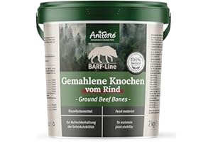 AniForte Carne Huesos para alimentación cruda 2kg - Calcio Natural para la Estructura ósea y Las articulaciones de los Perros
