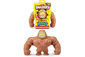 Smashers SLAM Heroes av ZURU, Gorilla (brun) töjbar leksak för pojkar