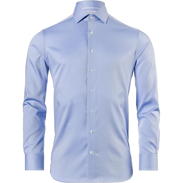 Chemise Homme XACUS CLASSIC - Blanche - 100% Coton - Taille M (39) - Manches Longues