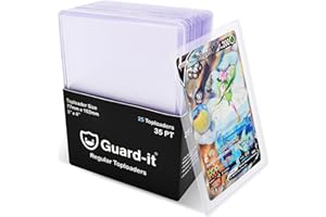 Guard-it - 3"x4" Clear Toploaders, Thick Hard Card Sleeves - Compatible with Pokemon, Sports and Magic The Gathering (25 Pack)
