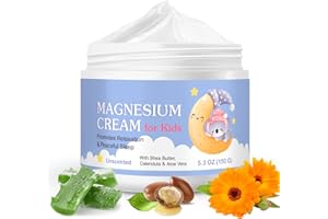 RKPROUC Sleep Kids' Body Lotion, Magnesium Cream for Sleep Kids,Topical Magnesium Cream Nourishing & Natural Skincare, Massage, Nighttime Relief,Soothing Calming Magnesium Lotion 150g