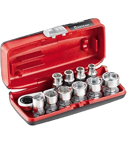 USAG U02730201 T-Gelenkschlüssel – Vierkant 1/4 Zoll, Verstellbar, 390 Mm