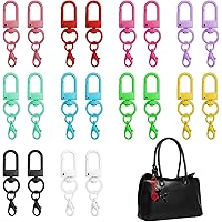 20 Pezzi Ganci Portachiavi Colorati - Moschettoni Rotanti Per Borse, Chiavi E Accessori DIY - Foto 2