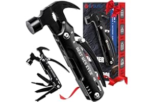 BIBURY Pince Multifonctions, Multitool, Cadeau Noel Homme Camping Gadget Insolite Utile, Idee Cadeau Homme Original, Cadeau Saint Valentin, Anniversaire pour Survie, Camping, Randonnée