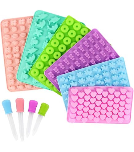 Silikonformen Für Babyparty – 35 Mulden, 6 Motive (Babyfüße, Schnuller Etc.) Für Schokolade & Deko