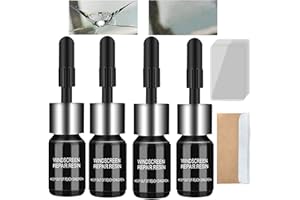 KANGXIN Windscreen Repair Kit,Glass Scratch Remover,Glass Repair,Nano Glass Repair Fluid,Glass Repair Fluid,Windscreen Chip Repair Kit,Liquid Glass Crack Repair,Windscreen Adhesive for Bulls-Eye, Star-Shaped