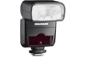 Cullmann 61140 CUlight FR 36MFT fflash compact stroboscopique pour appareil photo CSC de Olympus ou Panasonic avec fonction MFT-TTL Radiocommande 2.4 GHz/Réflecteur/Disque diffuseur 14 mm