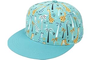 MALAXLX Baby Baseball Cap Toddler Sun Hat UV Protection Summer Hat Adjustable Kids Snapback Cap Baseball Cap Peaked Cap for 6 Months - 8 Years Girls Boys