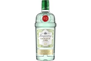 Tanqueray Rangpur Lime Distilled Gin - Ideal spirit for cocktails, gin and tonic or as a gift - 1 x 0.7l