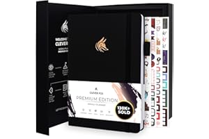 Clever Fox Planner Premium – Undated Weekly & Monthly Planner Organizer for Productivity & Time Management, A5 (Black)