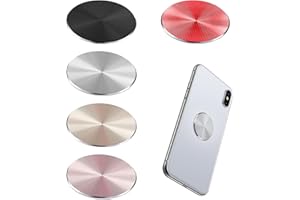 EHDWXVZM 5 sztuk magnesów na telefon komórkowy, samoprzylepne płyty magnetyczne, akcesoria do magnetycznego uchwytu na telefon komórkowy, magnetyczny uchwyt samochodowy na telefon komórkowy, akcesoria