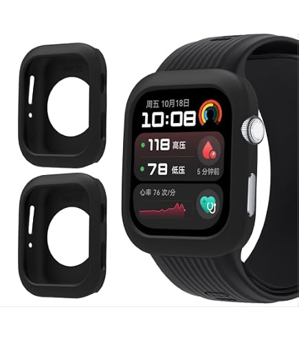 AIDOWU Coque Protection Huawei Watch D2 - 2 Pièces - Verre Trempé 9H + PC - Noir