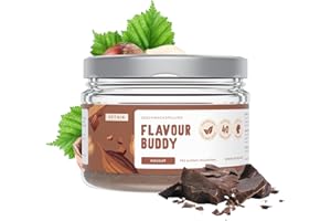 ‎VETAIN Vetain FLAVOUR BUDDY Nuss-Nougat 200g - Geschmackspulver mit echten Stückchen - 100% natürlich, kalorienarm & hochlöslich - Made in Germany