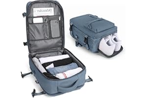 BJLFS Mochila Viaje Cabina Avion 40x20x25 para Ryanair maletas de viaje cabina avion Bolsa de Cabina 45x36x20 para EasyJet Equipaje de Mano Cabina Avion Mochila de Senderismo Mochila para Wizzair