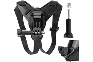 JCSJK Soporte para Casco de Moto Mento para Gopro Hero 13/12/11/10/9/8/7/6/5, Osmo Action, Insta360 Ace Pro/2 x5 x4 x3, Session, Sjcam Moto Casco Mento Mount con Montaje Adaptador Tornillo, Silicona