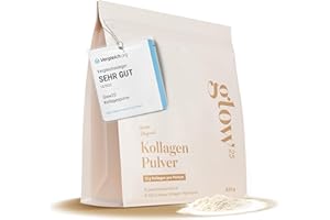 ‎GLOW25 Glow25® Collagen Pulver [450g] - Unser Original - Kollagen Hydrolysat - Gute Löslichkeit - Neutral