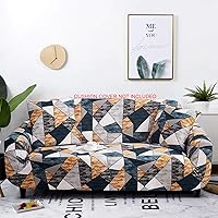 House of Quirk Universal Printed Sofa Cover Big Elasticity Cover for Couch Flexible Stretch Sofa Slipcover (Antique…