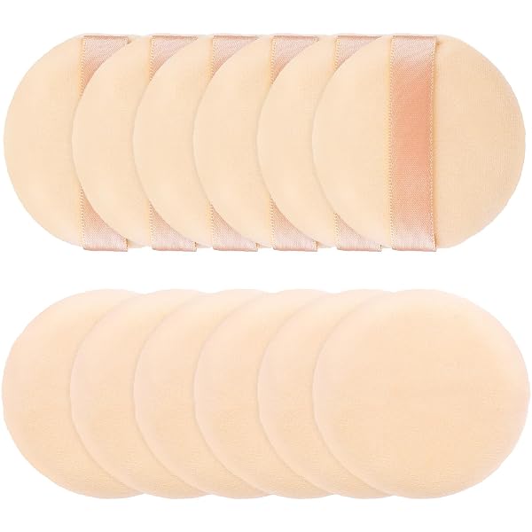 5 Stück Runde Make-up Schwämme / Puderquasten – Latexfrei, Superweich, Für Foundation, Puder, Concealer, Leicht Zu Reinigen