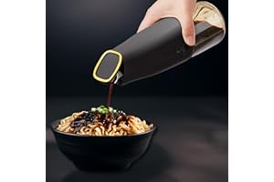 itsufirst® Olive Oil Dispenser Bottle 500ml (Pack Of 1), Auto Flip, Non Drip, Leak Proof, Glass Oil Bottles For Kitchen, Vinegar Drizzler for Cooking, oil Pourer, Pack Of 1, Celestial (Matte-Black)