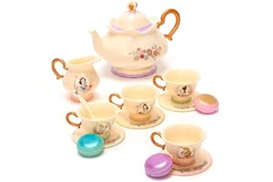 Disney Store Official Disney Princess Tea Set, 14 Pc., Playset Includes Cups, Teapot, Jug, Saucers and More, Suitable for Ages 3+