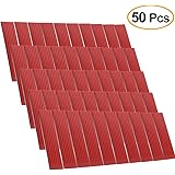 FEPITO 50 Pack Number Plate Sticky Pads Double Sided Foam Pad for Car License Number Plate Fixing