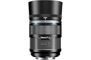 SIRUI Sniper 75mm F1.2 Auto Focus Lens for Sony, APS-C Telephoto Camera Lens, E Mount for A6400, A6700, ZV-E10, FX3/30 (75mm, E-Mount, Black)