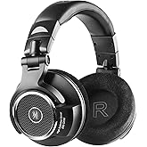 OneOdio offener Studio Kopfhörer mit Kabel Over-Ear mit 250 Ohm, Monitor 80 Headphones für Mixing, Mastering, Editing, Ohrpol