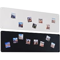 3 Lavagne Magnetiche Nere Da Parete - 62,5x20 Cm, Acciaio, Per Appunti, Foto E Calamite - Foto 12