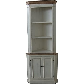 Eckschrank New Mexico Kiefer massiv weiss: Amazon.de: Küche & Haushalt