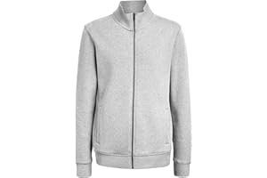 Niscioma Felpa Leggera con Chiusura Integrale a Zip - Abbigliamento Sportivo da Uomo - Giacca Leggera in Cotone per Outdoor, Corsa, Escursionismo - Stile Casual e Comodo